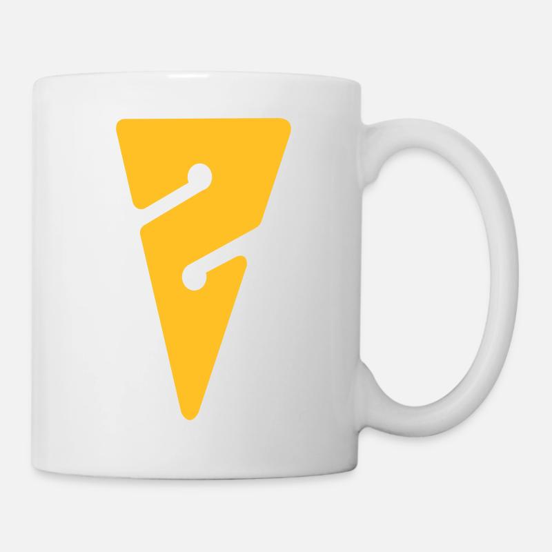 Arrow gelb ohne - Tasse - Weiß
