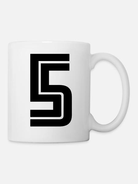 5 - Mug - white