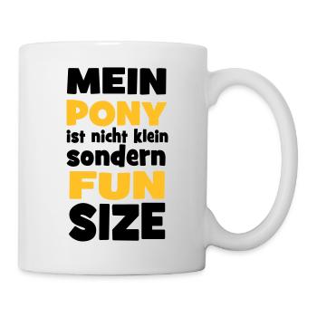 Pony - Tasse - Weiß - Rechts