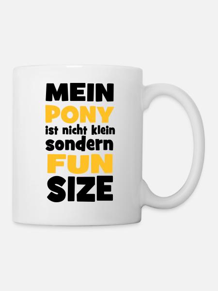 Pony - Tasse - Weiß