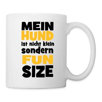 Hund - Tasse - Weiß - Rechts