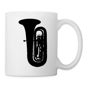 Tuba - Tasse - Weiß - Rechts