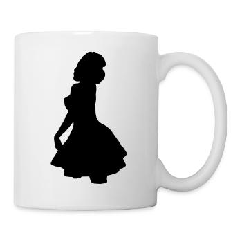 PinUp Ups - Tasse - Weiß - Rechts