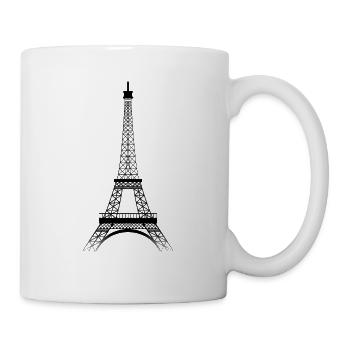 Tour Eiffel PARIS (black-transparence) - Mug blanc - blanc - Droite