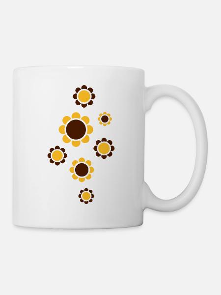 blumen** - Tasse - Weiß