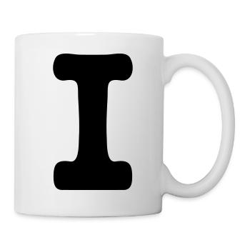 i - Mug blanc - blanc - Droite