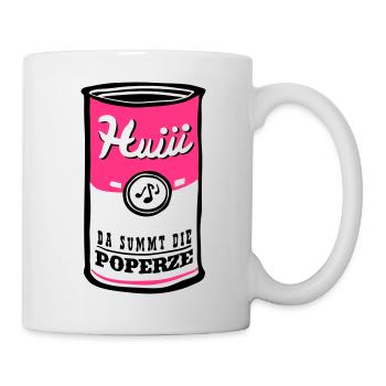 Poperze - Tasse - Weiß - Rechts