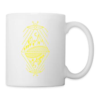 UFO ALIEN - Mug blanc - blanc - Droite