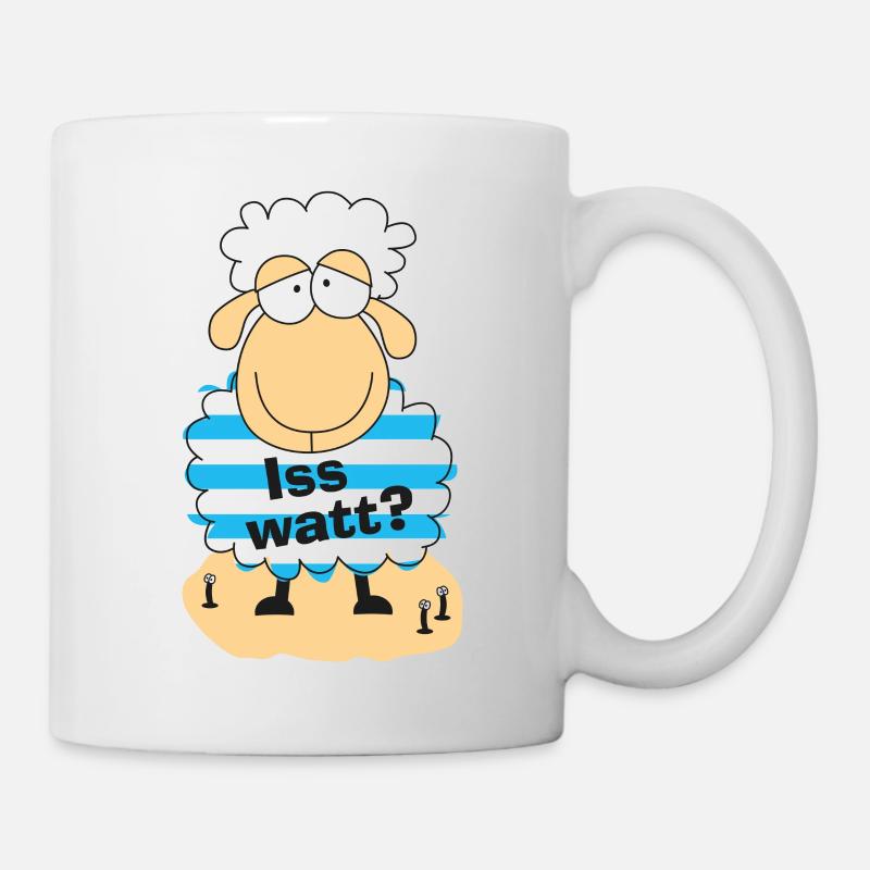 Iss watt? - Tasse - Weiß