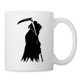 Sensenmann - Tasse - Weiß - Rechts