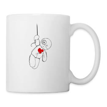 Voodoo-Puppe - Tasse - Weiß - Rechts