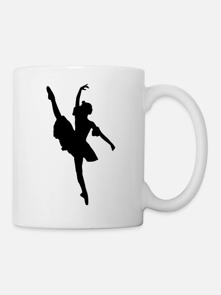 Dancer, Ballet dancer, Ballerina - Mug blanc - blanc