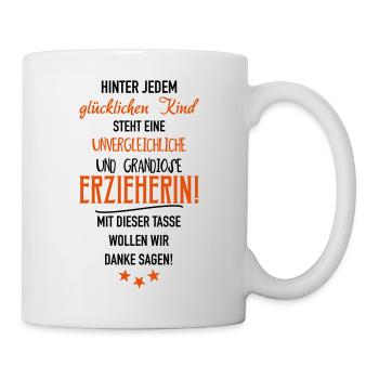 Erzieherin Tasse - Tasse - Weiß - Rechts