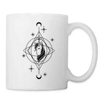 Einhorn Boho - Tasse - Weiß - Rechts