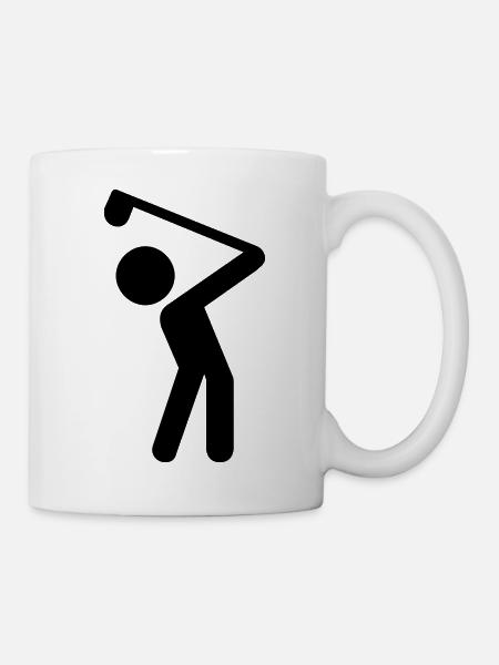 Golf - Tasse - Weiß