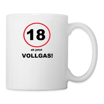 Spruch 18 - Tasse - Weiß - Rechts