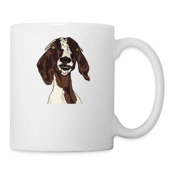 Ziege - Tasse - Weiß - Rechts