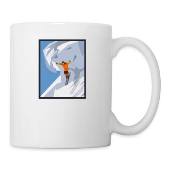 Ski - Tasse - Weiß - Rechts