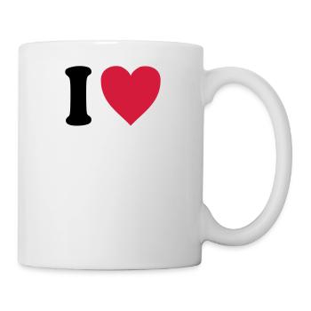 I love BOYS - Mug - white - Right