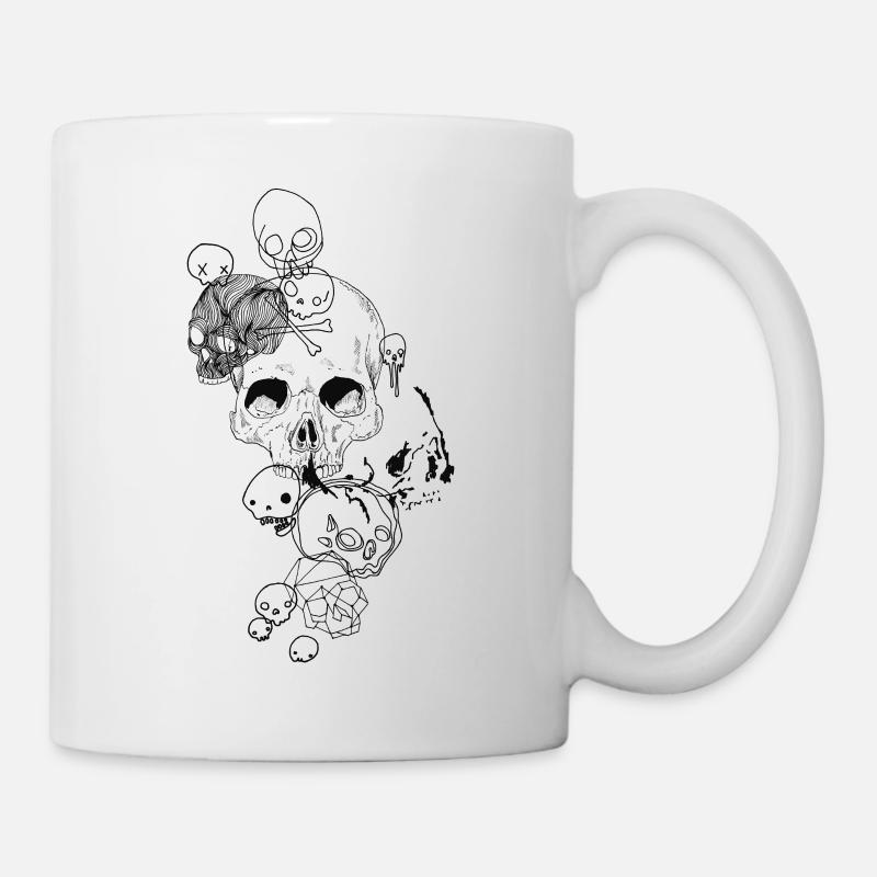 Skulls - Mug - white