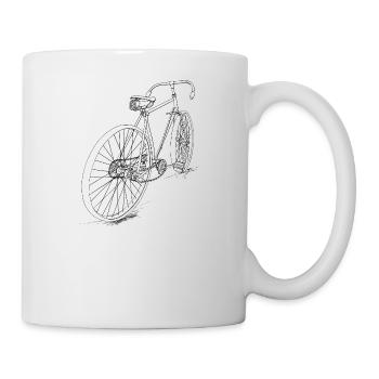 bicycle mountain bike cyclist mountainbike fahrrad - Tasse - Weiß - Rechts