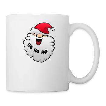 Weihnachtsmann Geschenk Santa Claus Nikolaus Xmas - Tasse - Weiß - Rechts