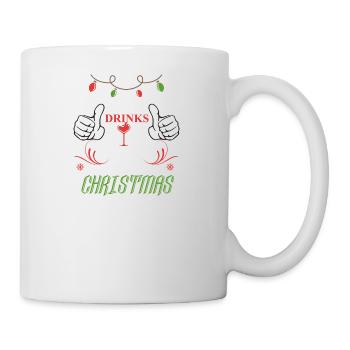Christmas Girl Love Christmas Xmas Gift - Mug - white - Right