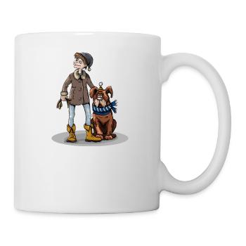 chien chien animal animal animal - Mug blanc - blanc - Droite