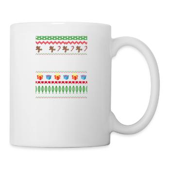 Mère Noël vilain petit cadeau de Noël de Noël - Mug blanc - blanc - Droite