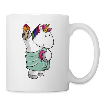 Freedom's unicorn comic - Mug - white - Right