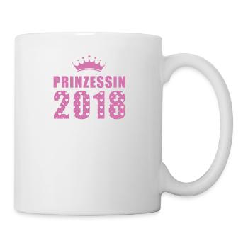 Prinzessin 2018 - Geburtstag - Bday - Tasse - Weiß - Rechts