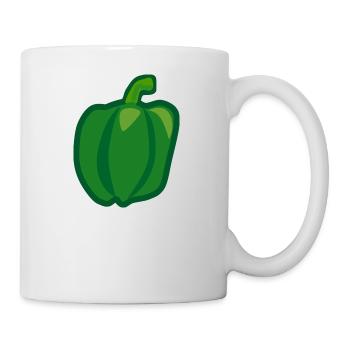 paprika chilli chili pepper citrus veggie vegetable - Mug - white - Right