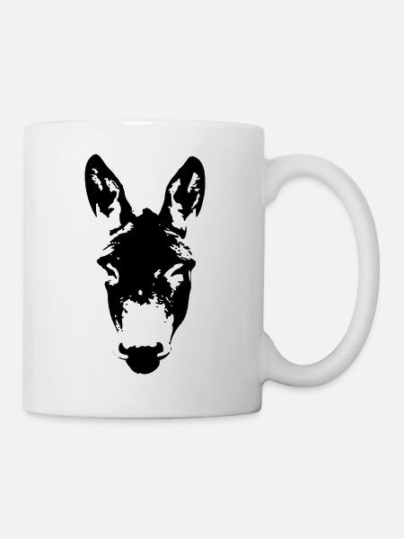 Esel - Tasse - Weiß