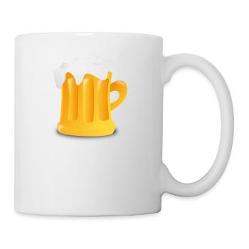 beer - Tasse - Weiß - Rechts