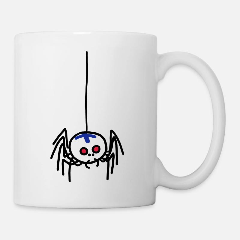 Kreuzspinne - Mug - white