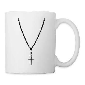 kette_kreuz__f1 - Mug blanc - blanc - Droite