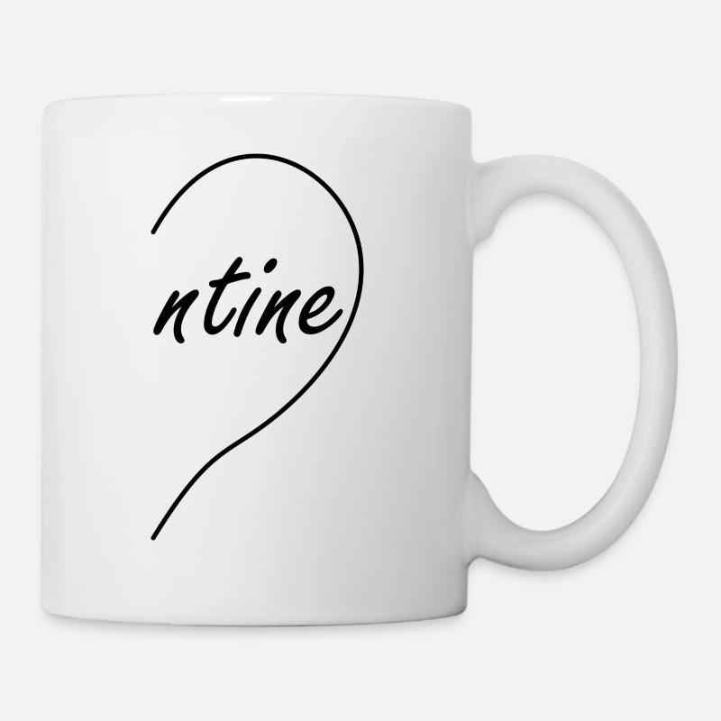 Valentine partner heart valentines day gift love - Mug - white