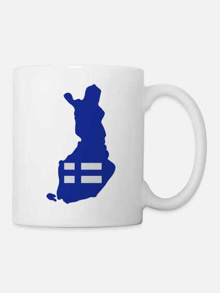 SUOMI FINLAND FINLANDE - Mug blanc - blanc