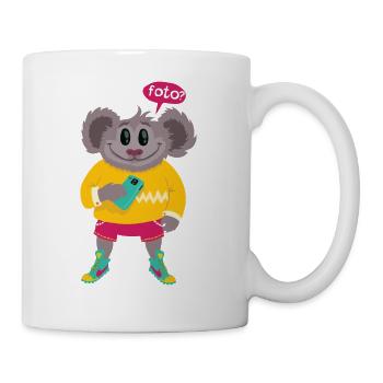 Photo à la mode -Tier veut un autoportrait - Mug blanc - blanc - Droite