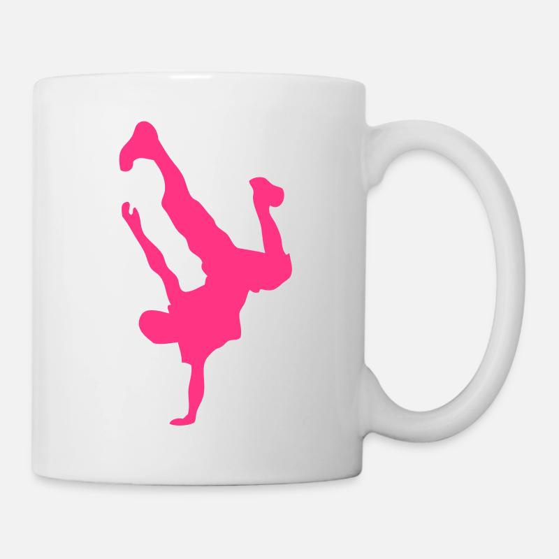 Break Dance Hip-Hop-danseur8 - Tasse - Weiß