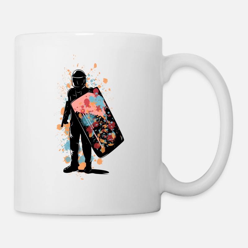Riot Colors - Tasse - Weiß