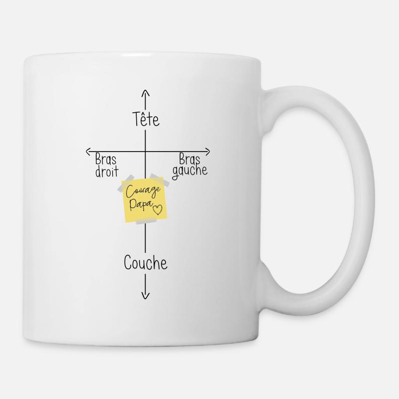 Body notice - Mug blanc - blanc