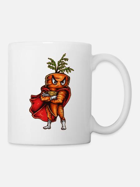 Grande carotte - Mug blanc - blanc