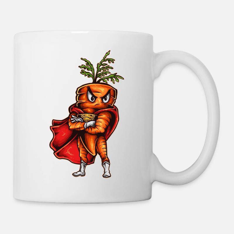 Super Karotte - Tasse - Weiß