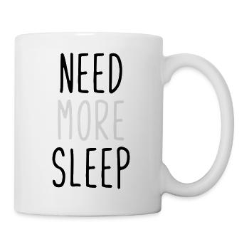 Schlaf. Schlafen. Geschenk. Geschenkidee - Mug blanc - blanc - Droite