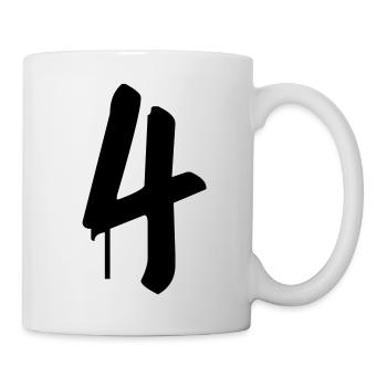 Graffiti : 4 - Tasse - Weiß - Rechts