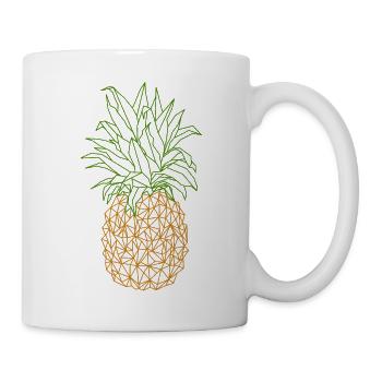 Geometric pineapple - Mug - white - Right