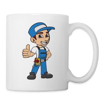 electrician - Mug - white - Right