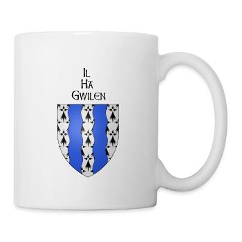 il ha gwilen / Ille et Vilaine - Mug blanc - blanc - Droite