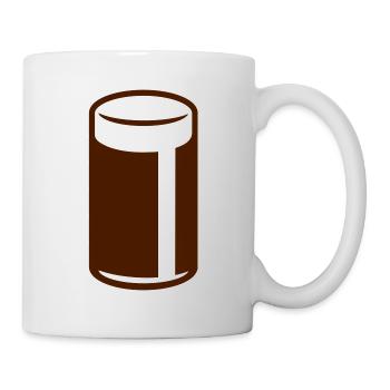 Düsseldorf T Shirt Design Altbierbecher - Tasse - Weiß - Rechts
